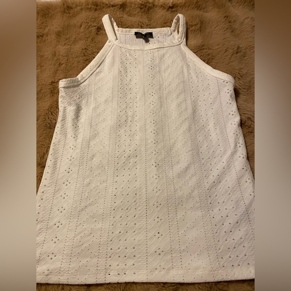 BNWT Le Chateau white medium tank
